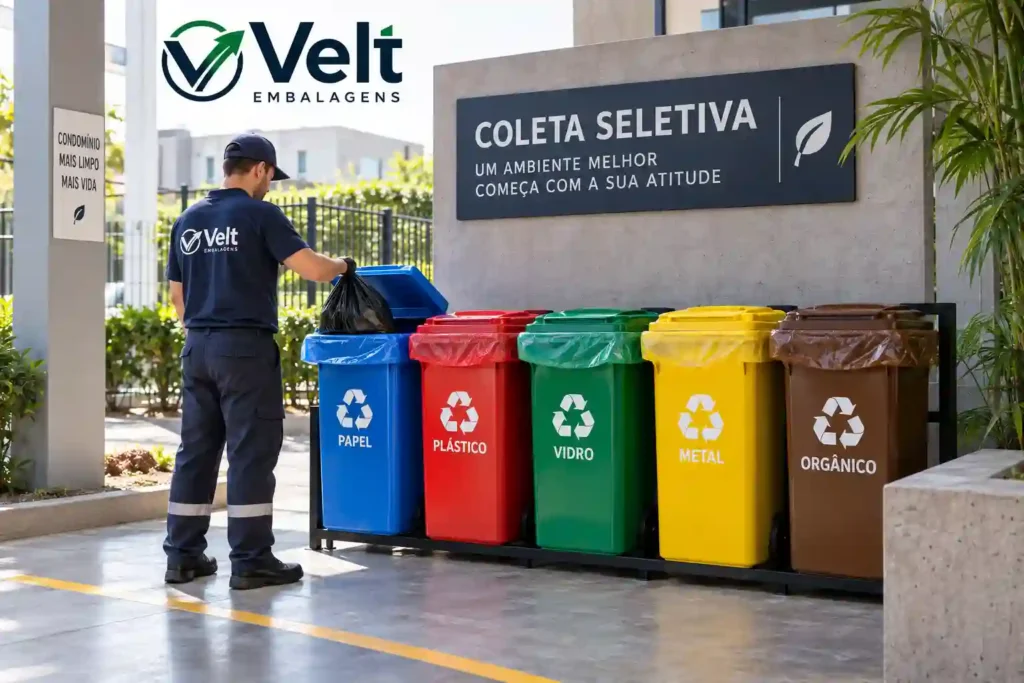 Lixeiras de reciclagem